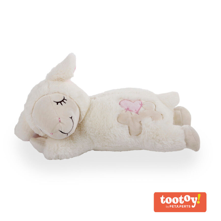 Tootoy! Puppy Ovejita Heart Beat peluche con sonido para cachorros, , large Imagen numero 3