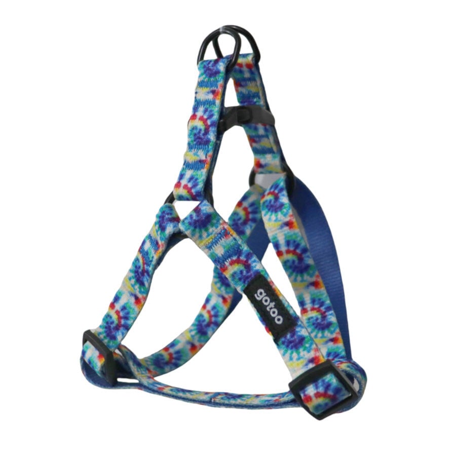 Gotoo Arn&eacute;s estampado tie die azul para perro, , large Imagen numero 1