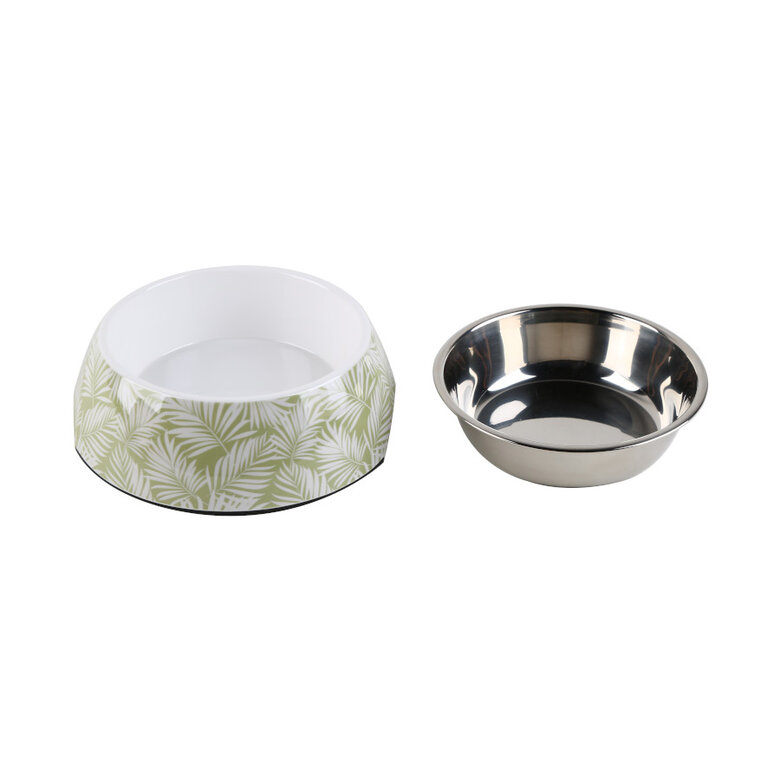 Leeby comedero acero inoxidable estampado verde para perros,  Imagen numero 3 Leeby comedero acero inoxidable estampado verde para perros, , large Imagen numero 3