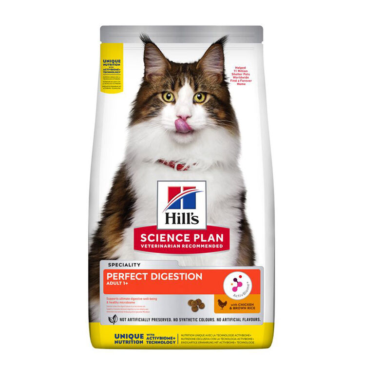 Hill&#039;s Science Plan Perfect Digestion Adult Pollo Pienso para gatos thumbnail