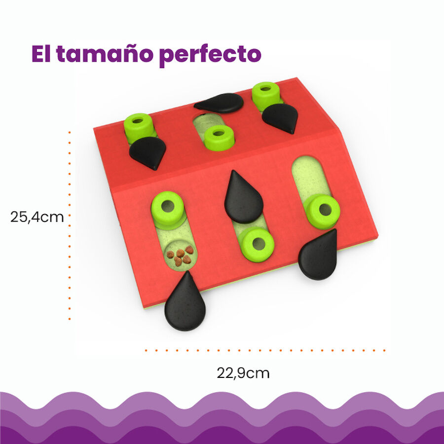 Catstages Nina Ottosson Puzzle &amp; Play Melon Madness Juguete de Inteligencia para gatos thumbnail