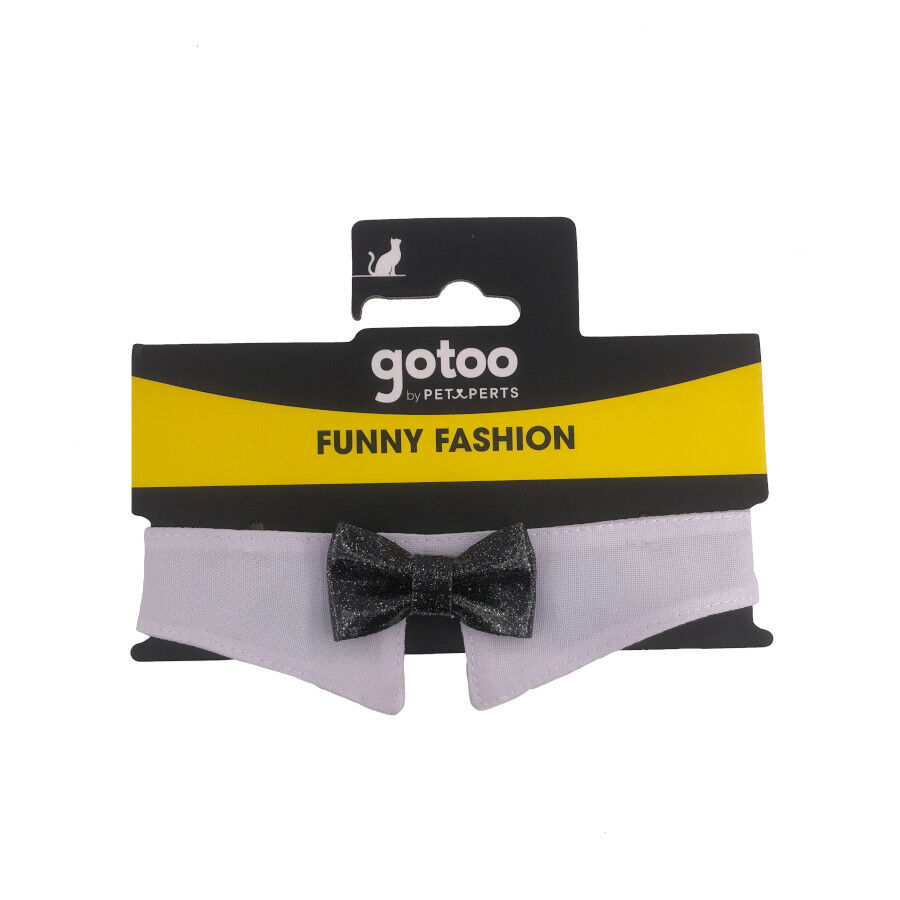 Gotoo Pajarita negra para gatos , , large Imagen numero 4