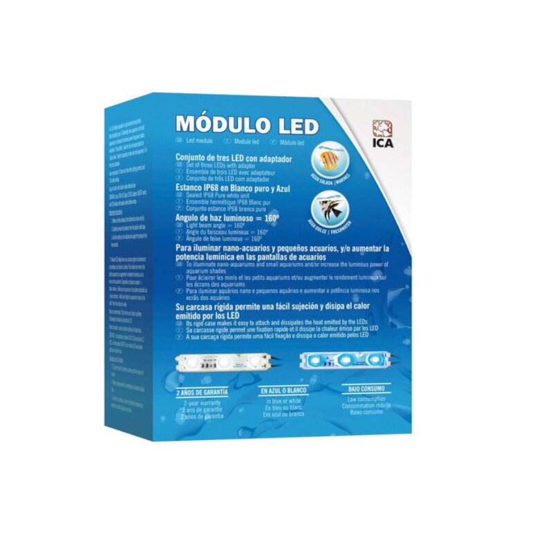 Ica Nano-Aqualed Módulo Luz Led Blanca para acuarios, , large image number null