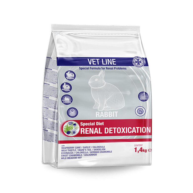 Cunipic Vet Line Renal Detoxication Heno de Prado para conejos, , large image number null