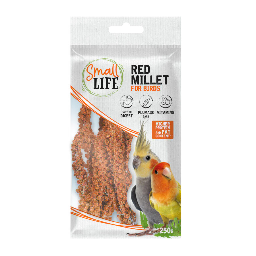 Small life Snack Panizo Rojo para pájaros