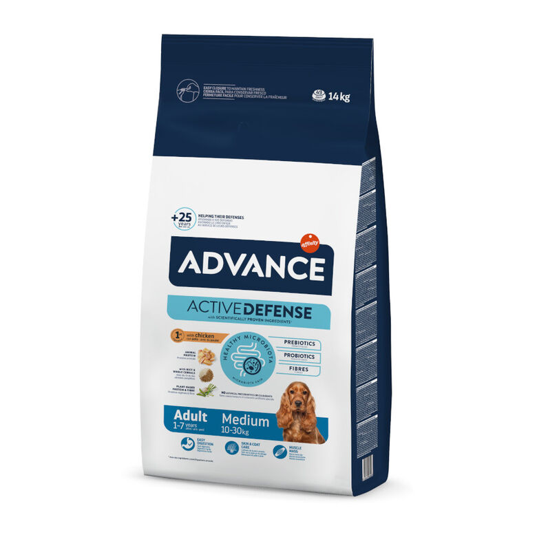 Advance Active Defense Medium Adult Pollo y Arroz pienso para perros thumbnail