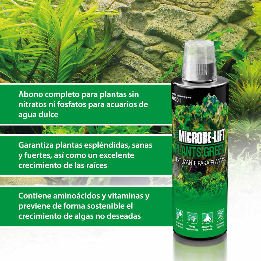 Microbe-Lift Plants Green Fertilizante para acuarios thumbnail