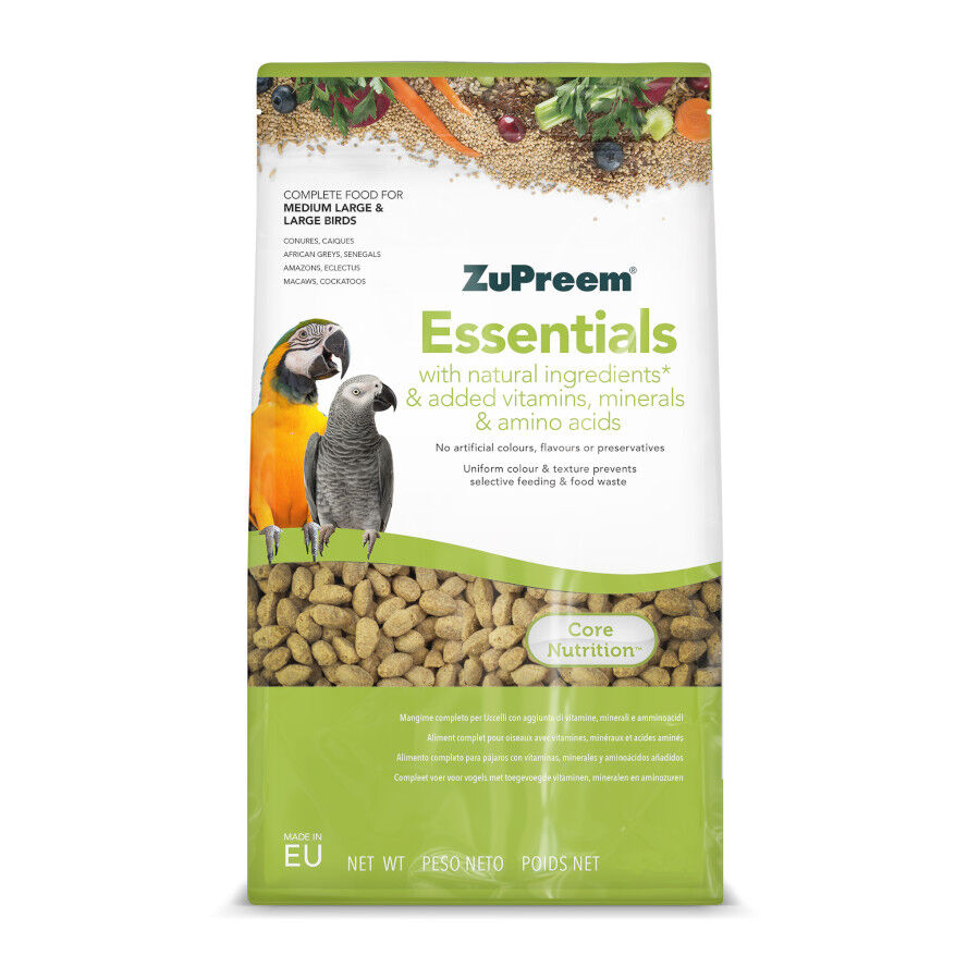 ZuPreem Essentials Medium Large & Large pienso para pájaros