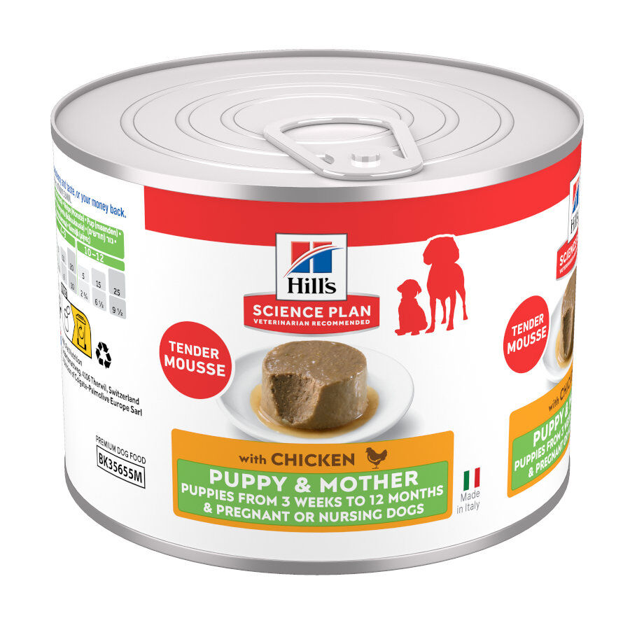 200 g Hill's Science Plan Puppy&Mother Mousse de Pollo lata para perros, , large Imagen numero 1