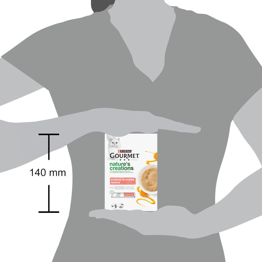 Gourmet Nature’s Creations Snack Húmedo de Salmón para gatos thumbnail