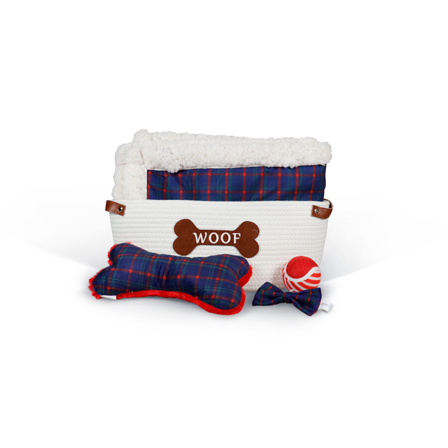 Wonder Christmas Cesta Navide&ntilde;a de juguetes para perros, , large Imagen numero 2