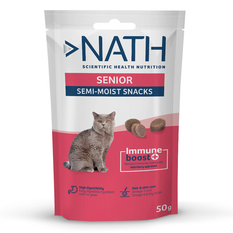Nath Senior Bocaditos Semihúmedos para gatos, , large image number null