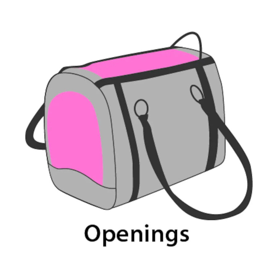 Flamingo Tatjana Bolsa Transport&iacute;n Gris para perros, , large Imagen numero 9