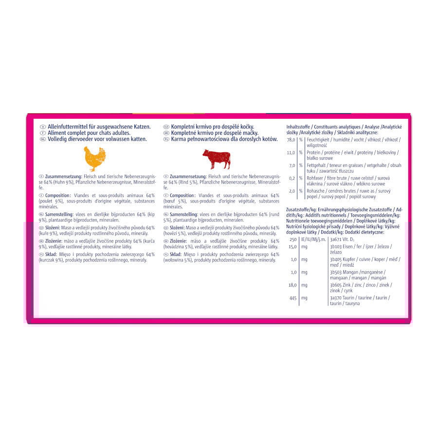 Vitakraft Poésie Mousse Pollo y Ternera lata para gatos thumbnail