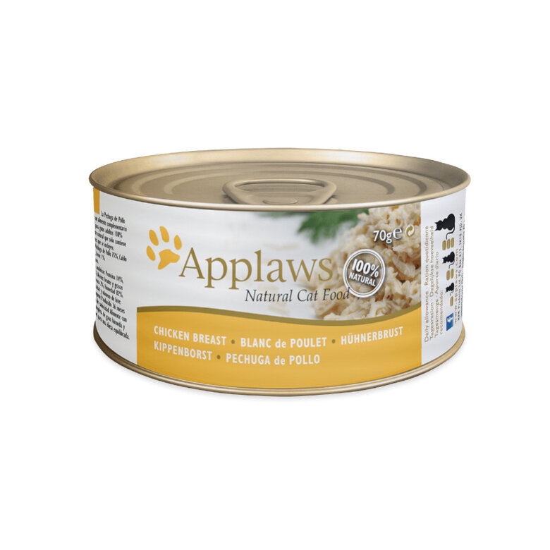 Applaws Pechuga de Pollo lata para gatos, , large image number null