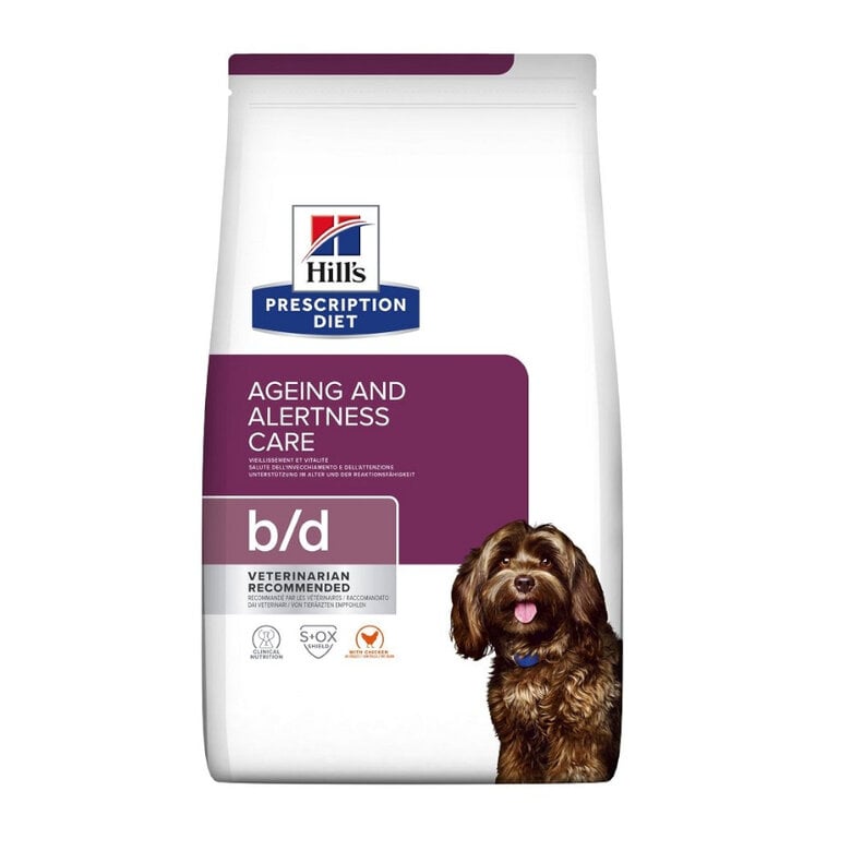 12 kg Hill's Prescription Diet b/d Ageing and Alertness Care Pollo pienso para perros,  Imagen numero 1 12 kg Hill's Prescription Diet b/d Ageing and Alertness Care Pollo pienso para perros, , large Imagen numero 1