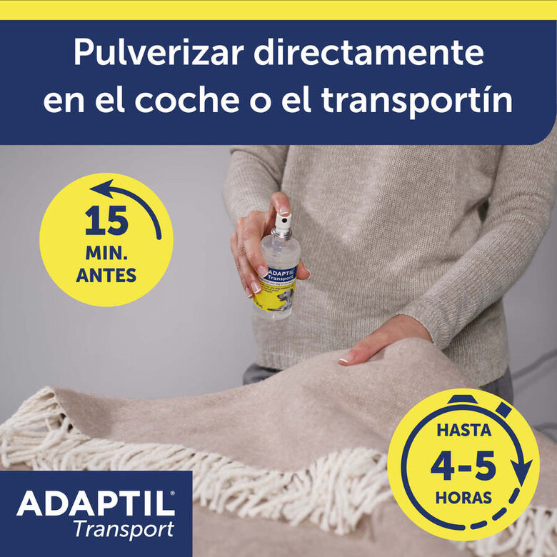 Adaptil Transport Spray Tranquilizante Viajes para perros,  Imagen numero 4 Adaptil Transport Spray Tranquilizante Viajes para perros, , large Imagen numero 4