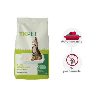 TK-Pet Arena Aglomerante Bentonita Olor Natural para gatos