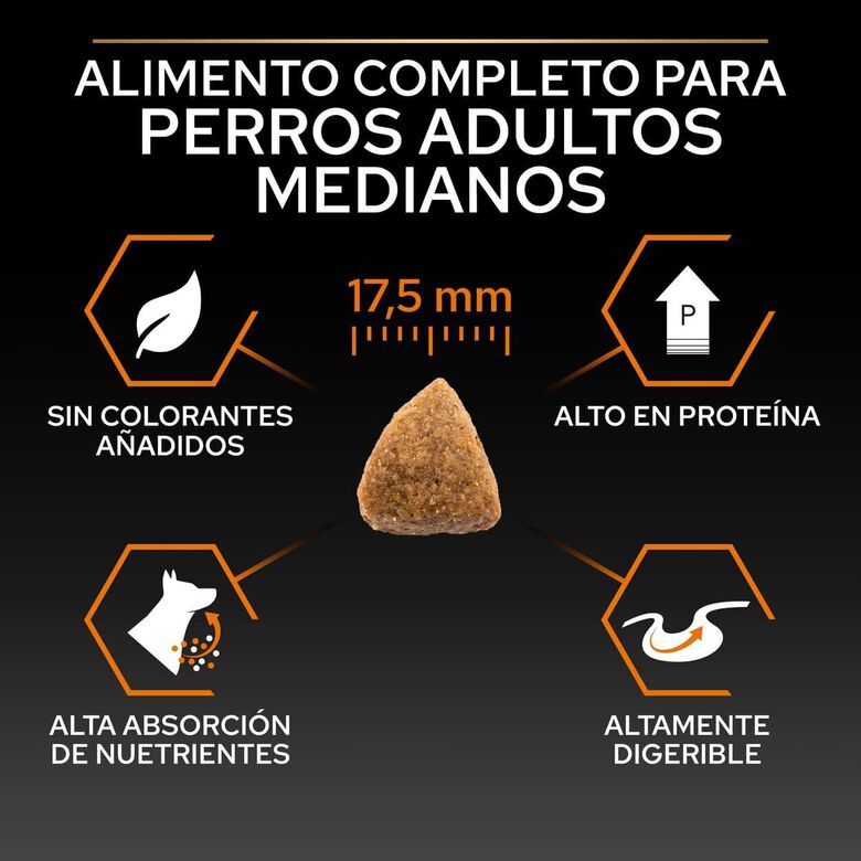 Pro Plan Medium Adult Pollo pienso para perros thumbnail