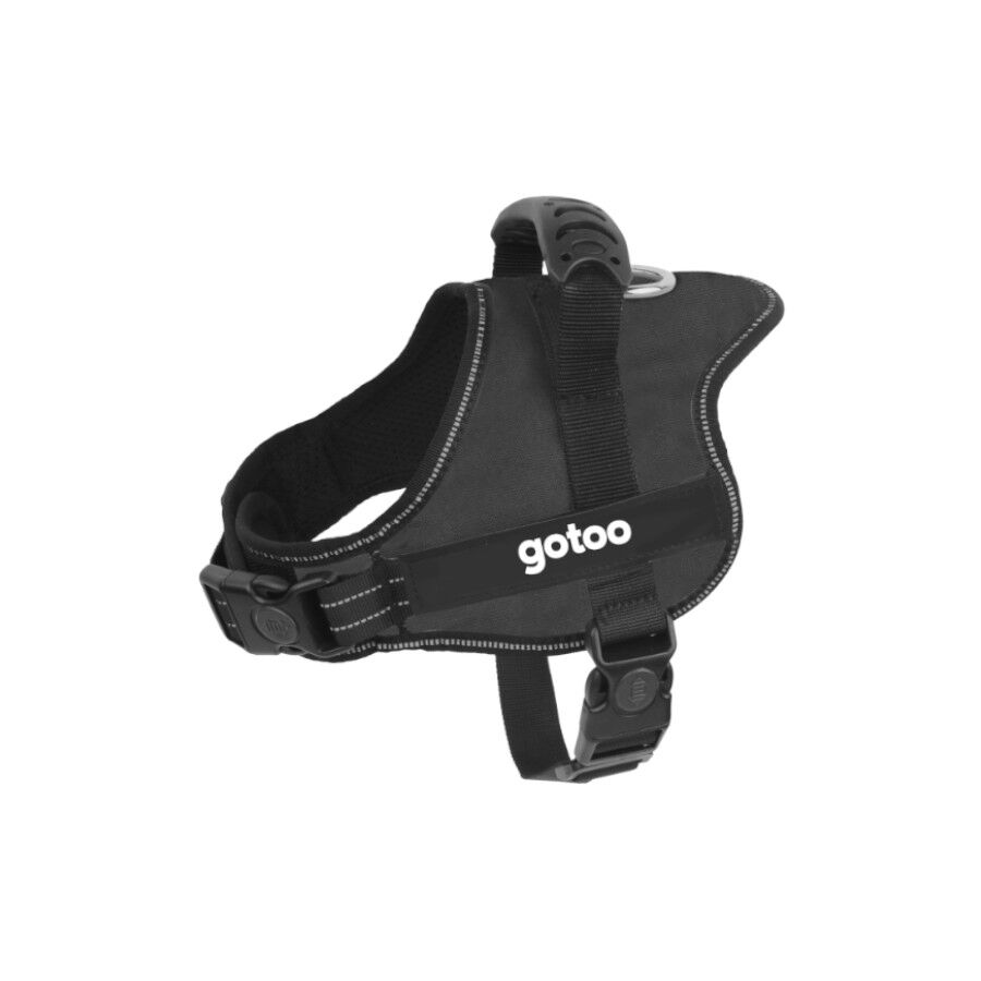 Gotoo Arn&eacute;s antitirones negro para perros, , large Imagen numero 1
