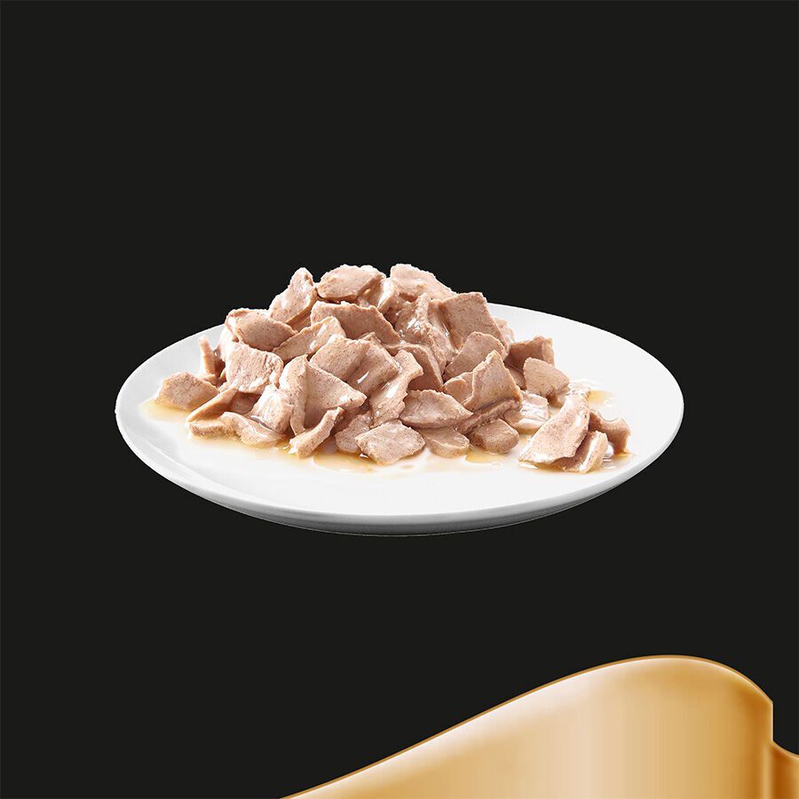 Sheba Délices du Jour en Salsa de atún, Bacalao y Pescado Blanco alimento húmedo para gatos thumbnail