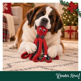 Wonder Christmas Pulpo XL Peluche para perros