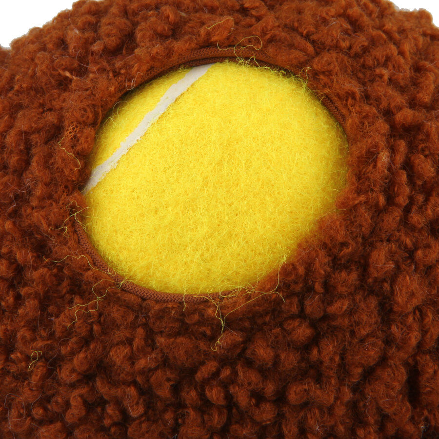 Tootoy! Comfort Long Neck Alpaca peluche con pelota para perros thumbnail