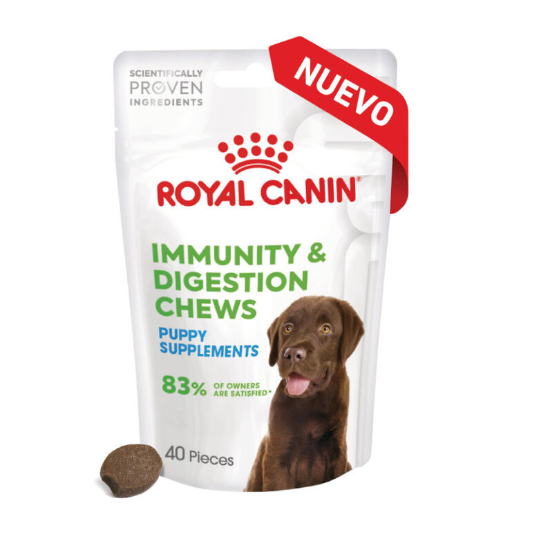 100 g Royal Canin Immunity & Digestion Chews Puppy Suplemento nutricional para perros,  Imagen numero 2 100 g Royal Canin Immunity & Digestion Chews Puppy Suplemento nutricional para perros, , large Imagen numero 2