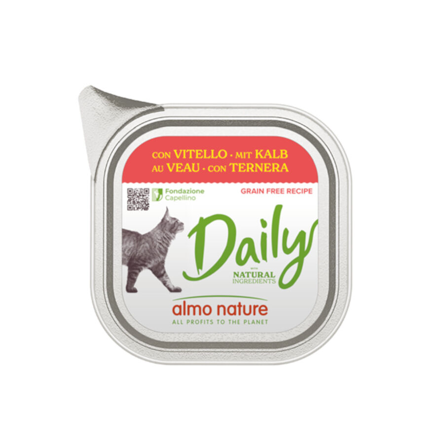 Almo Nature Daily Grain Free Ternera para gatos