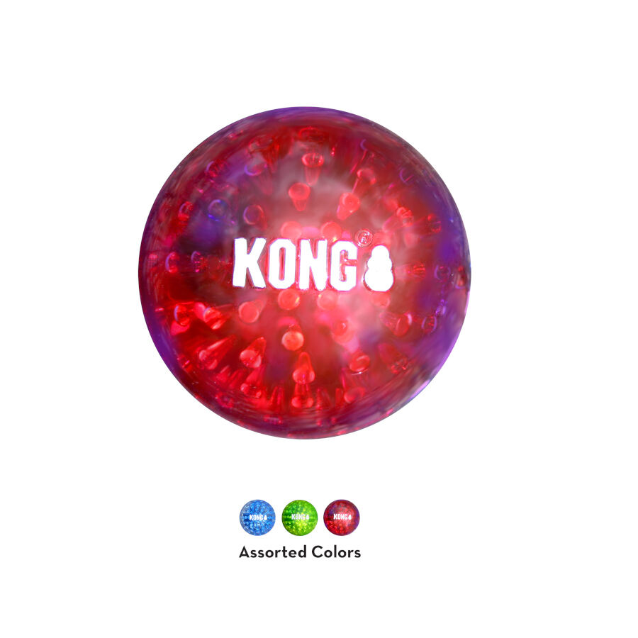 Kong Squeezz Geodz Pelota con Sonido para perros, , large Imagen numero 3