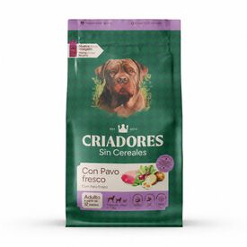 Criadores Adulto Grain Free Pavo pienso para perros de raza mediana y grande