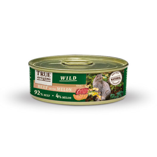 True Origins Wild Adult Carne y Melón lata para gatos, , large image number null