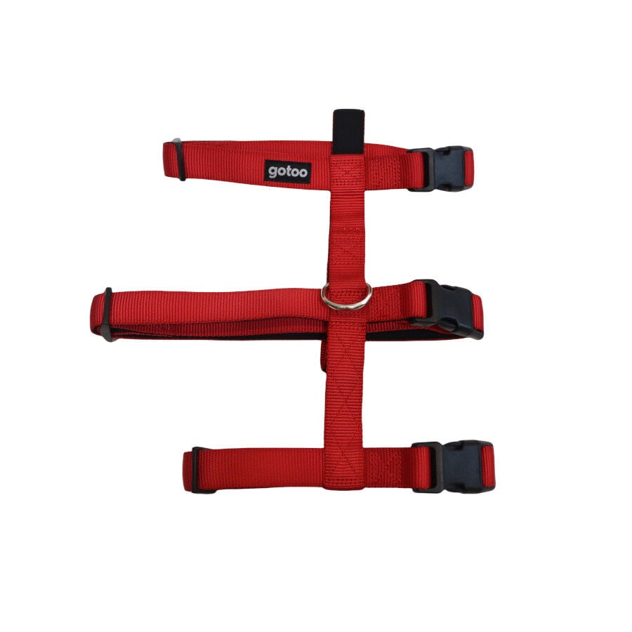 Gotoo Arn&eacute;s antiescape rojo para perros, , large Imagen numero 1