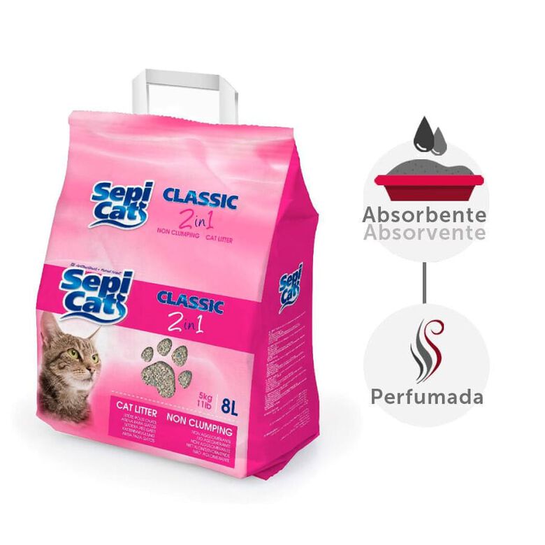 Sepicat Classic 2 en 1 arena absorbente para gatos thumbnail