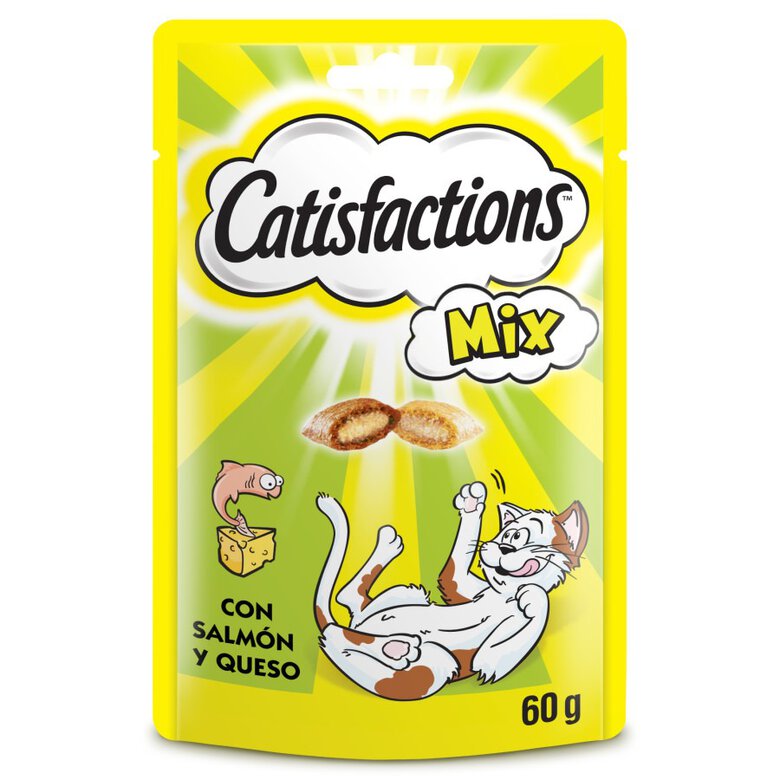Catisfactions Premios de Salmón y Queso para Gatos, , large image number null