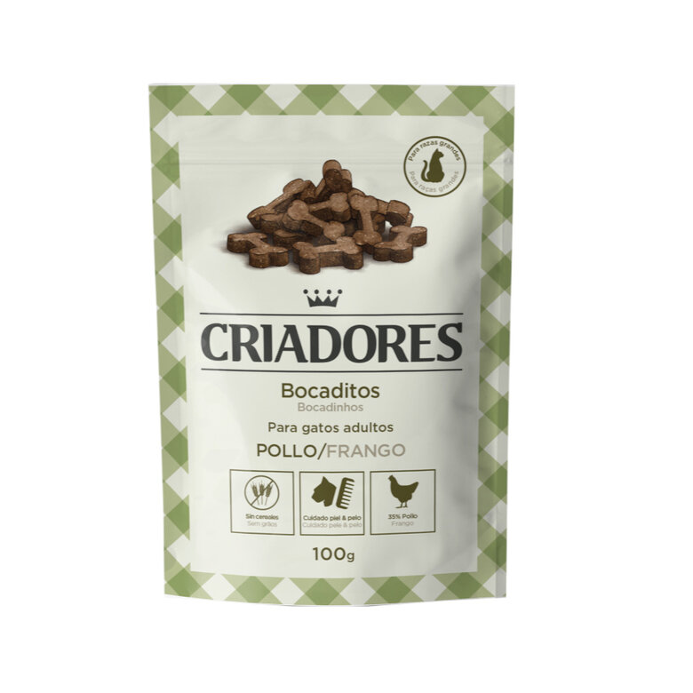Criadores Bocaditos de Pollo para gatos de razas grandes, , large image number null