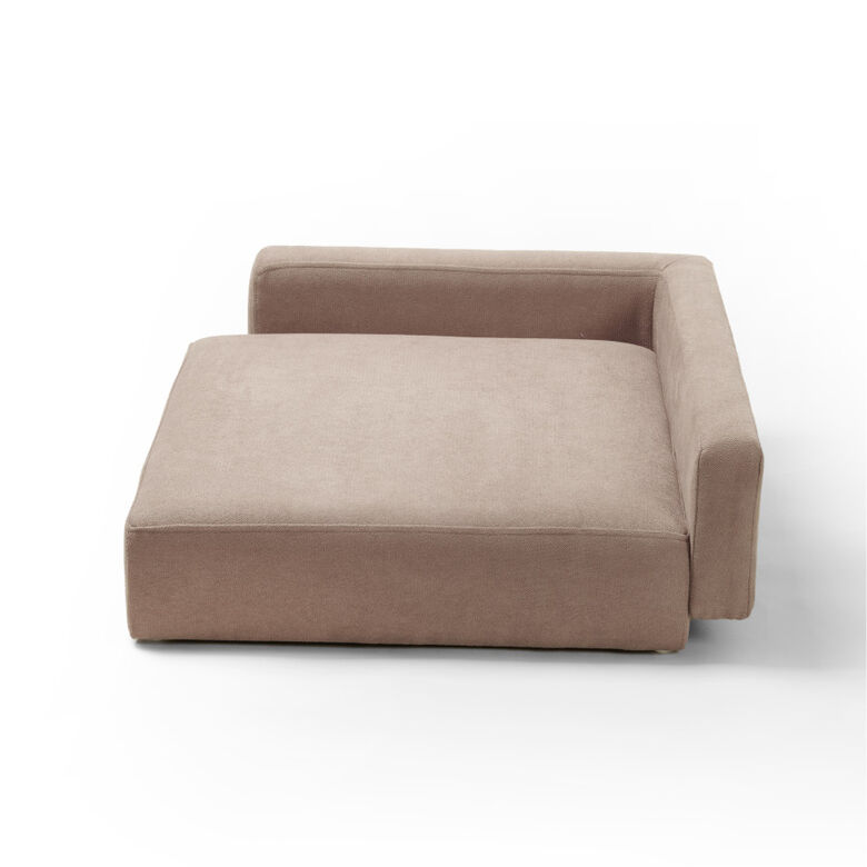 Leeby sofá chaiselongue beige para perros thumbnail