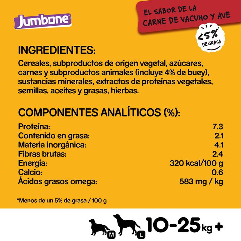 Pedigree Huesos Jumbone Vacuno y Ave para Perros thumbnail