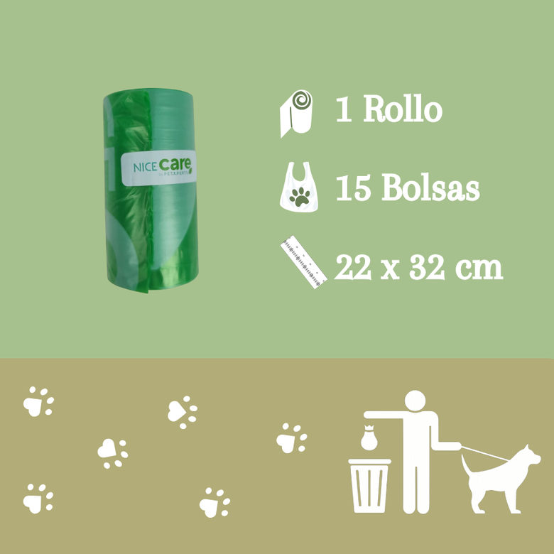 Nice Care Basic Bolsitas Rollo para perros,  Imagen numero 2 Nice Care Basic Bolsitas Rollo para perros, , large Imagen numero 2
