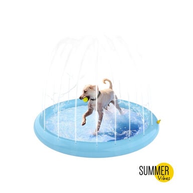 Summer Vibes Doggy Splash Piscina con Chorros para perros