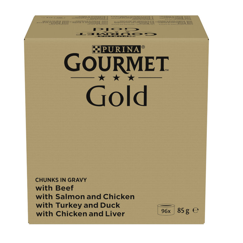 Gourmet Gold Bocaditos en salsa latas para gatos, , large image number null