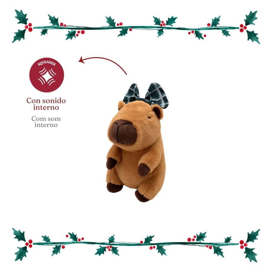 Wonder Christmas Capibara Peluche para perros, , large Imagen numero 4