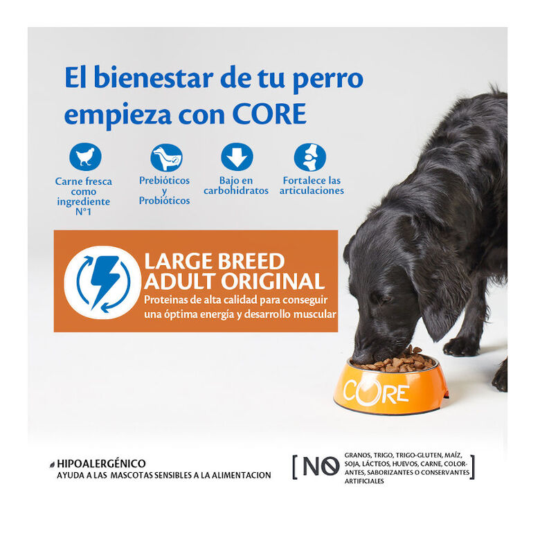 Wellness Core Adult Large Original Pollo pienso para perros thumbnail