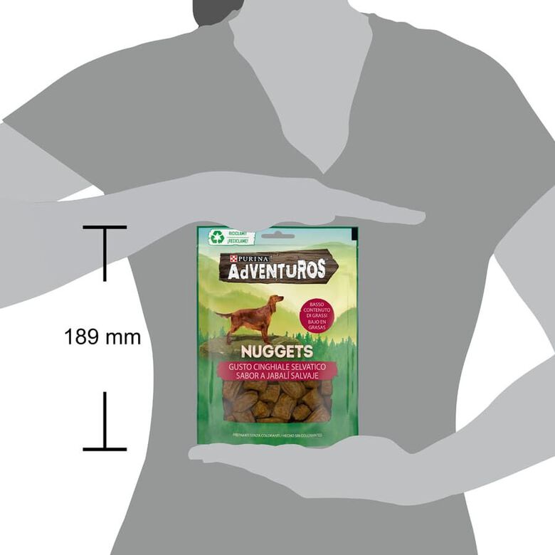 Adventuros Nuggets de Jabalí para perros thumbnail