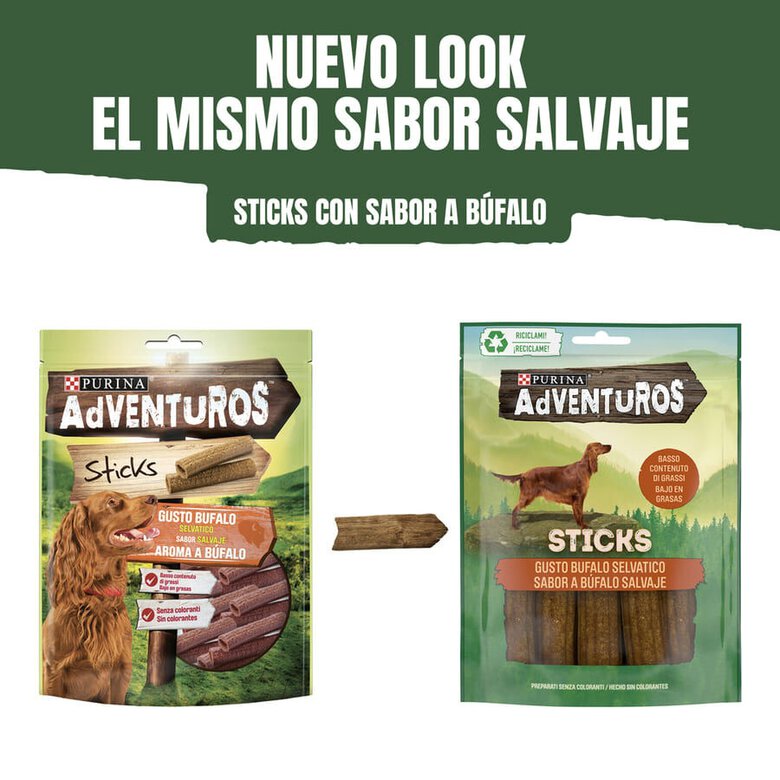 120 g Adventuros Palitos Búfalo para perros,  Imagen numero 5 120 g Adventuros Palitos Búfalo para perros, , large Imagen numero 5