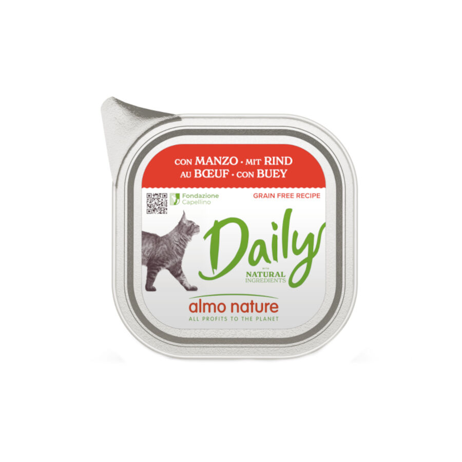 Almo Nature Daily Grain Free Ternera para gatos