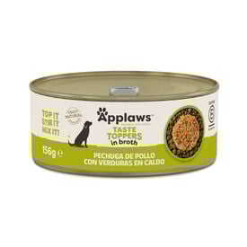 Applaws Taste Toppers Pollo con Vegetales en Caldo lata para perros