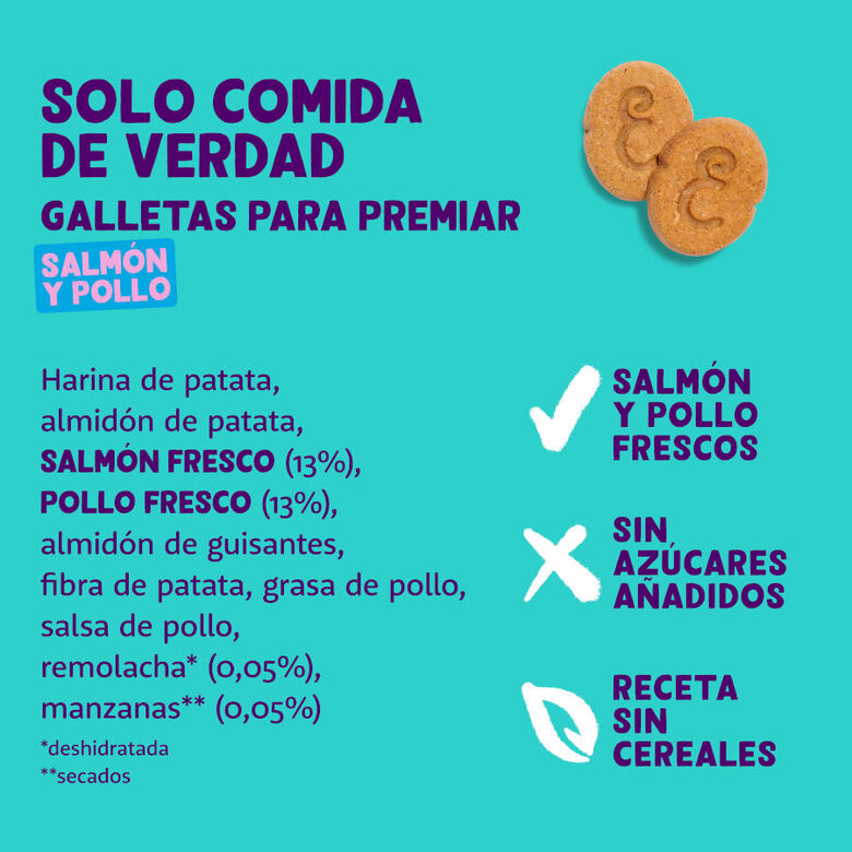 Edgard &amp; Cooper Galletas de Salmón y Pollo para perros thumbnail