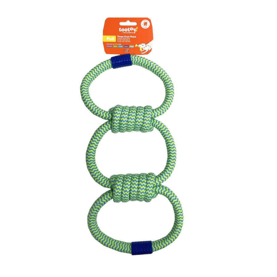 Tootoy! Mordedor de Cuerda Triple para perros thumbnail
