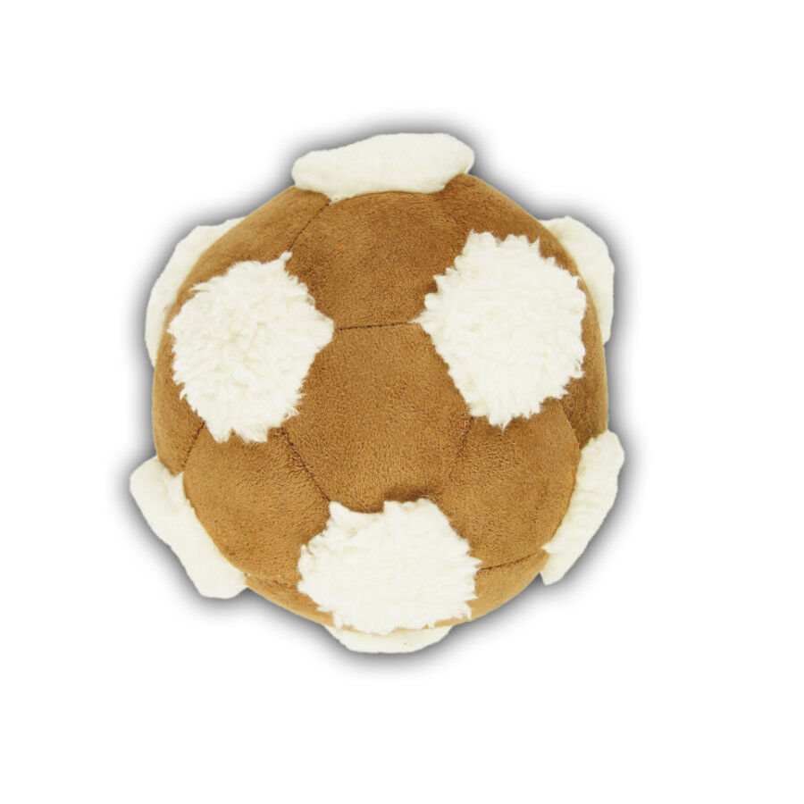 Tootoy! Comfy Football  Beige Pelota de Peluche para perros thumbnail
